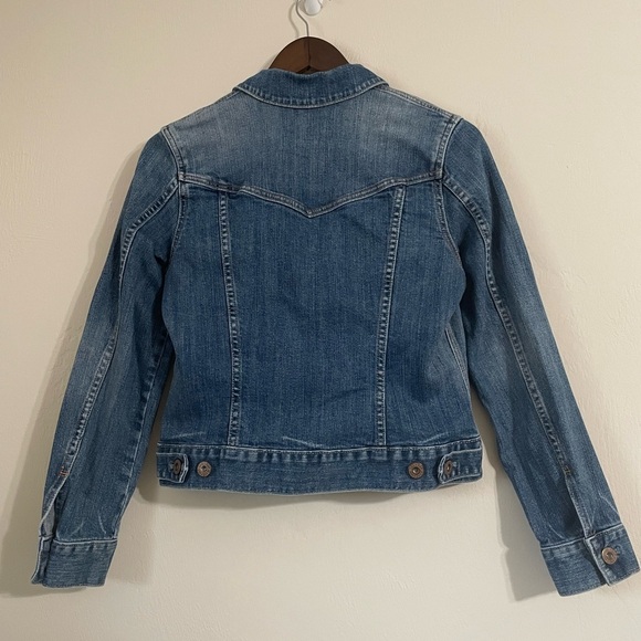 Y2K Vintage Gap Stretch Blue Denim Jacket Size XS - Picture 2 of 2